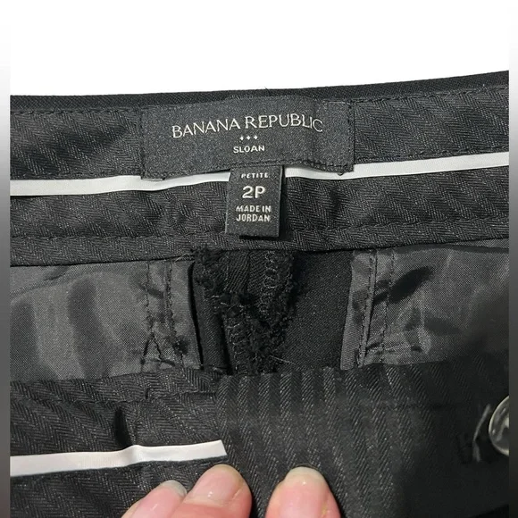 Banana Republic Sloan - Womens Cropped Dress Pants Sz 2P - Picture 4 of 8